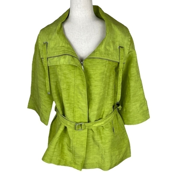 Lafayette 148 New York linen blend jacket size 4 - Picture 1 of 8